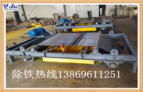 帶式除鐵器，遼寧帶式除鐵器布置_強(qiáng)磁遼寧帶式除鐵器布置工作原理構(gòu)造選型_廠家 